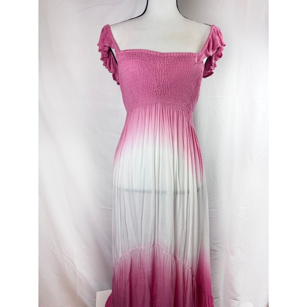 Raviya Off-Shoulder Cover-up/Summer/Spring High-Low Dress - S (A200)